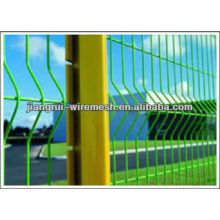 polyester powder coated welded wire mesh fence
